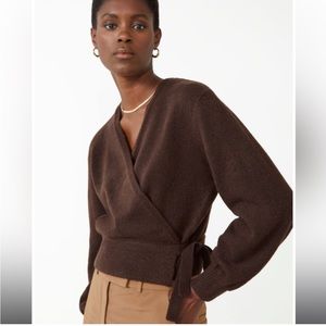& Other Stories Wrap Sweater